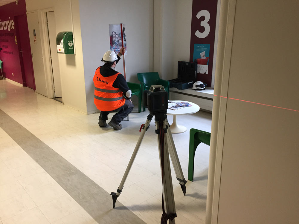Mesure de déformée essais in situ
